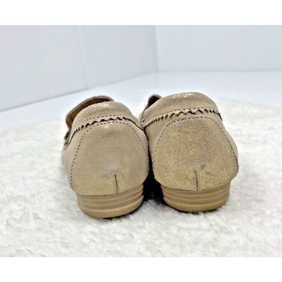 Baretraps Posture Comfort Perforated Leather Gold Oakes Loafers Womens Size 7 - Picture 3 of 7